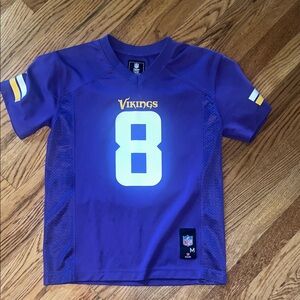 NFL Vikings Purple Kirk Cousins Jersey